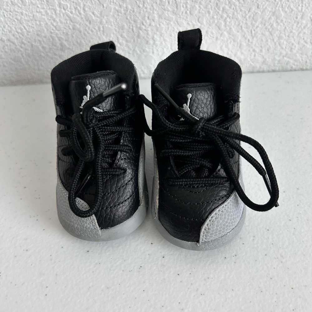 Jordan Kids Black and Gray Sneakers